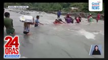 Mga magsasaka, nagbayanihang tinawid sa rumaragasang ilog ang mga ani | 24 Oras Weekend
