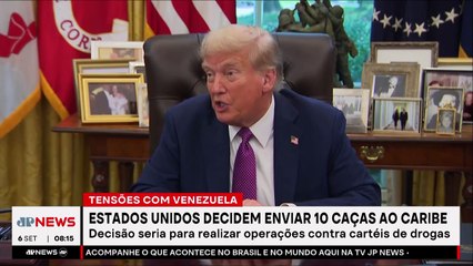 EUA enviam 10 caças ao Caribe em meio a tensões com Venezuela