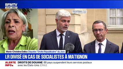 Vote de confiance: une dissolution de l'Assemblée nationale "n'est pas dans l'intérêt de la France", affirme la députée "Droite Républicaine" du Jura