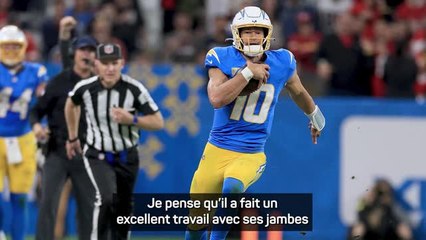 Chargers - Harbaugh salue Herbert, "un pilier infaillible", après la victoire contre les Chiefs