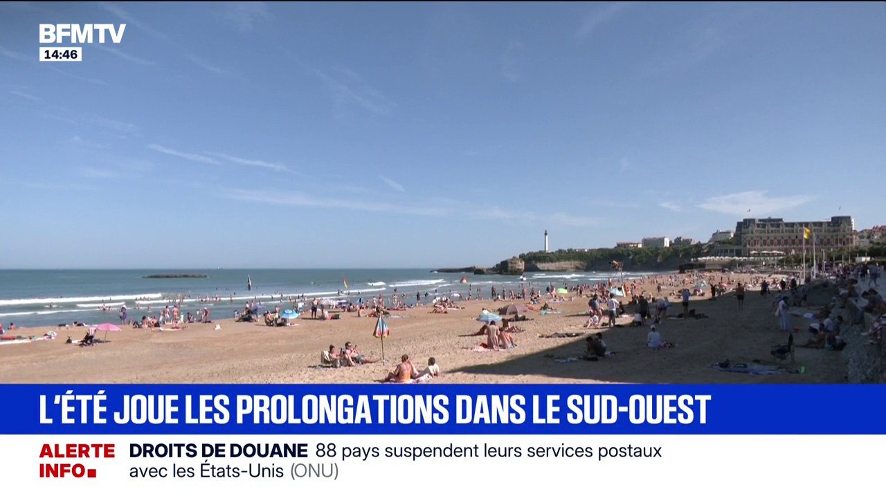 "Souvent, on a une belle arrière-saison au mois de septembre", les vacanciers profitent encore de l'été dans le Sud-Ouest
