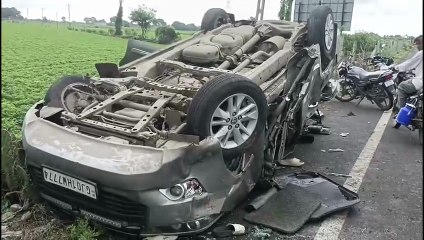 3 killed in car accident near #Aatkot in #Rajkot