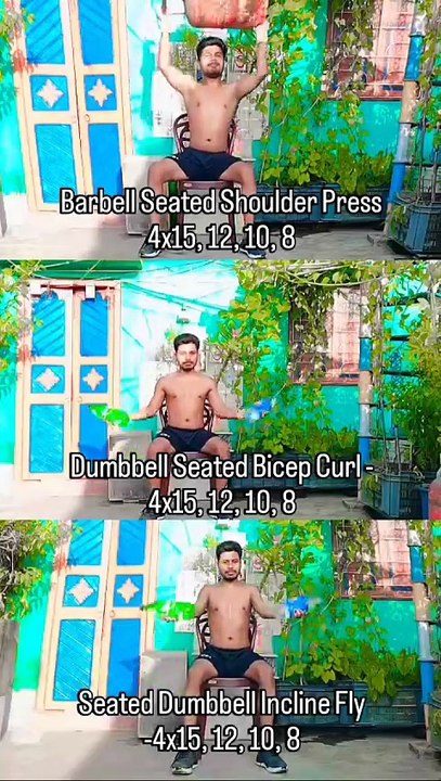 UPPER BODY WORKOUT  . . . . . . #UpperBodyWorkout, #FitnessMotivation, #GymLife, #FitnessJourney, #FitFam. #ChestDay, #Biceps, #Triceps, #Shoulders, #BackWorkout, #PushDay, #PullDay #StrengthTraining, #MuscleBuilding, #WorkoutRoutine, #TrainHard, #NoPainN