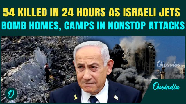 IDF Bleeds Gaza: 54 Killed in Gaza in One Day, Israeli Warplanes FLATTEN Residential Towers| Details