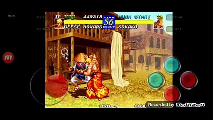 Fatal Fury 3 Geese Howard vs Sokaku Mochizuki fala de vitória do Geese Howard em português