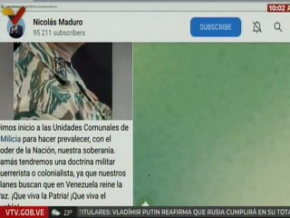 Pdte. Nicolás Maduro: Dimos inicio a las UCM para hacer prevalecer nuestra Soberanía