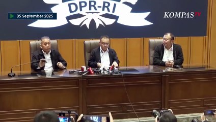 [FULL] Dasco dan Pimpinan DPR Jawab 17 8 Tuntutan Rakyat, Tunjangan hingga Status Anggota Nonaktif