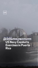 US Navy Conducts Exercises In Puerto Rico