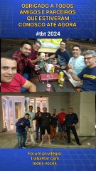 Obrigado a todos os amigos Influenciadores e parceiros com quem tiver o prazer de trabalhar até agora