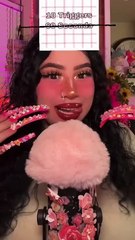 10 ASMR Triggers in 10 SEC💘 #asmrtingles #asmr #longnailsasmr