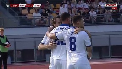 Vlahovic offre la victoire à la Serbie face à la Lituanie - Foot - Qualif. Coupe du monde