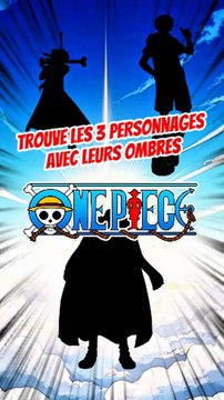 Trouve les 3 personnages de ONE PIECE avec leurs ombres FEAT Raizen TOME 2 !!!