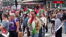 İsveç’te, İsrail’in Gazze’ye yönelik saldırıları protesto edildi