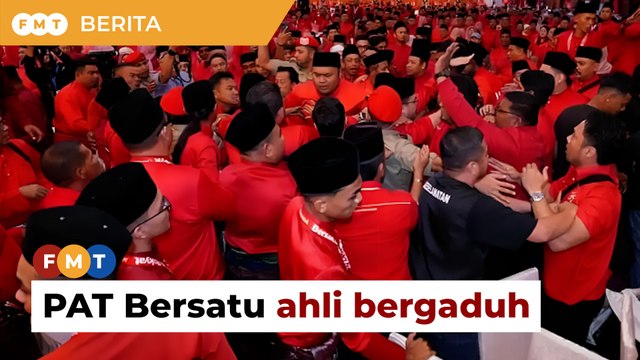 Suasana Perhimpunan Agung Tahunan Bersatu bertukar kecoh