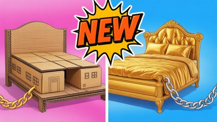 Milliardaire vs Maison de Poupée Économe : Défi Minuscule de Bricolage Épique par 123 GO! TRENDS