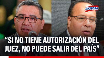 Santiváñez no debería salir del país sin autorización del juez, asegura abogado