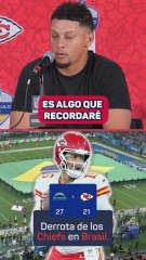 La inolvidable noche de Mahomes en Brasil