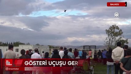 SOLOTÜRK Balıkesir'de gösteri uçuşu yaptı