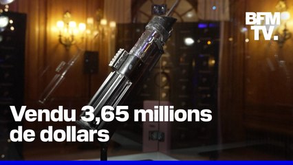 Le sabre laser de Dark Vador vendu 3,65 millions de dollars aux enchères