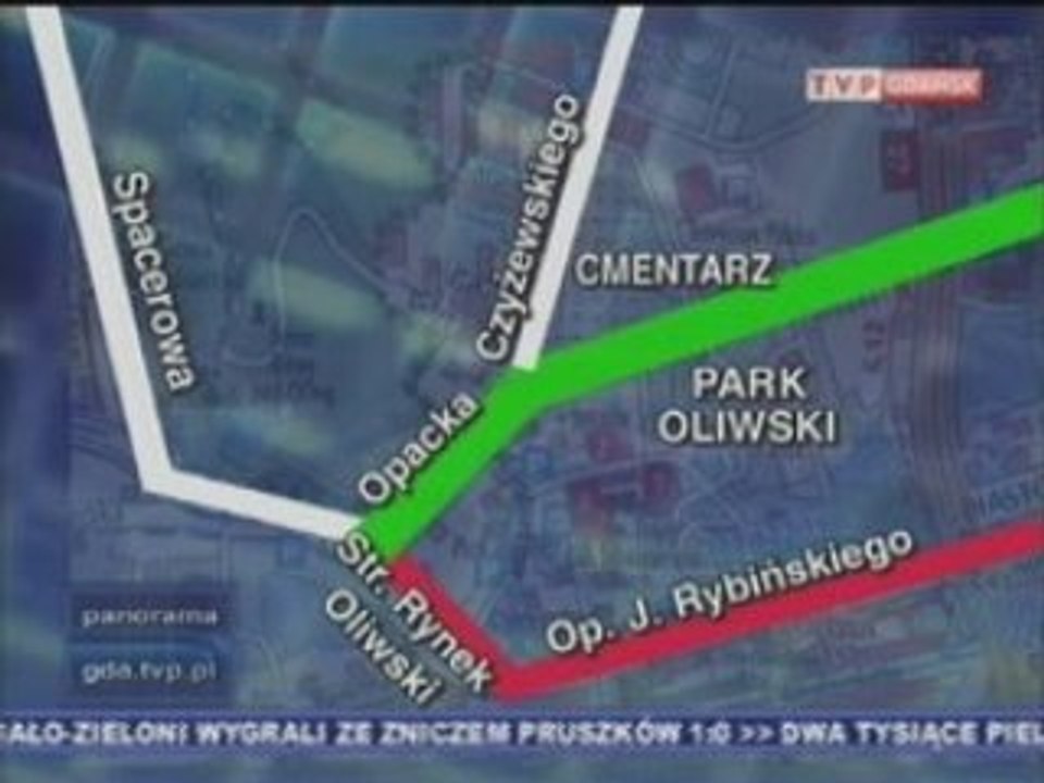 Cmentarz Oliwski i "Nowa Opacja" w Panoramie TVG