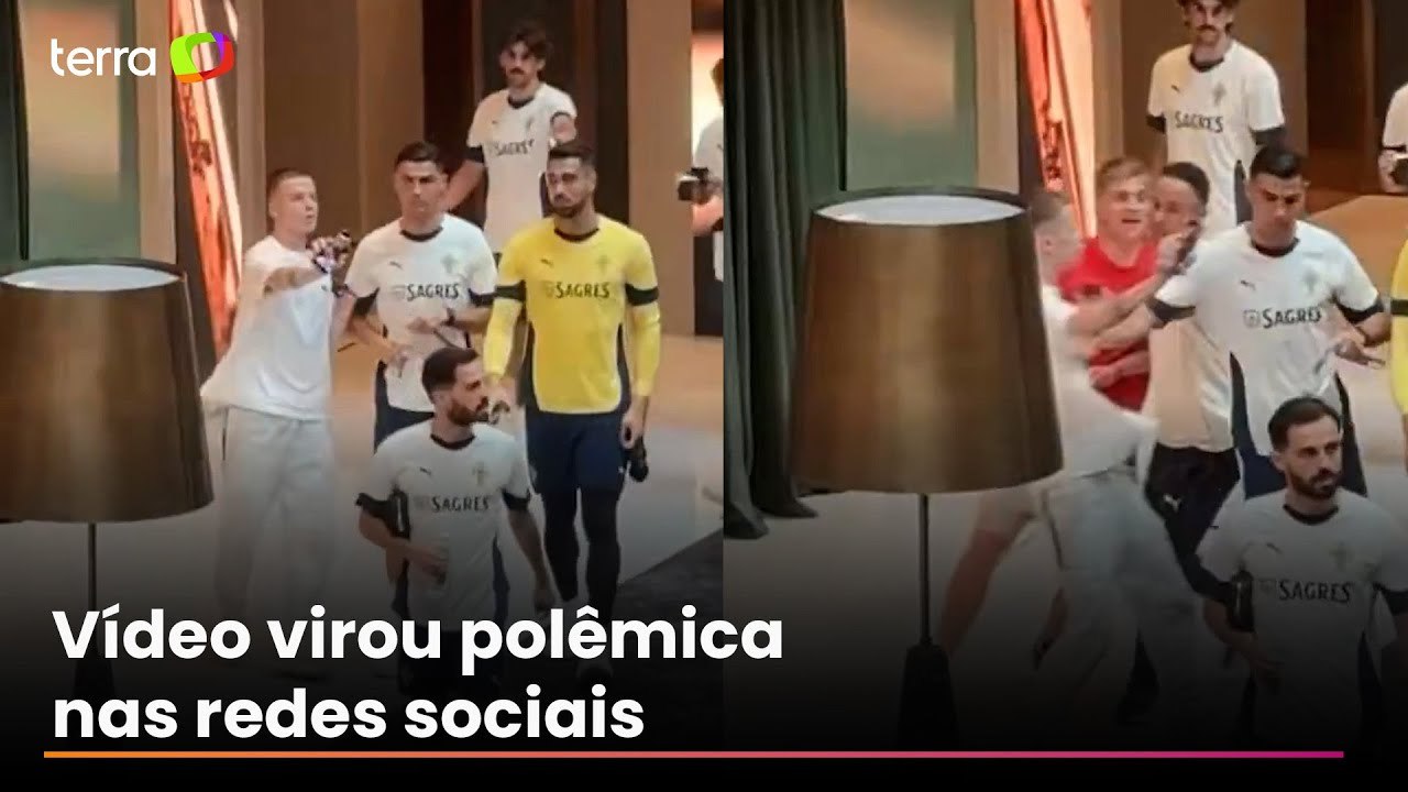 Cristiano Ronaldo empurra torcedor que pediu selfie em hotel da seleção portuguesa e polemiza