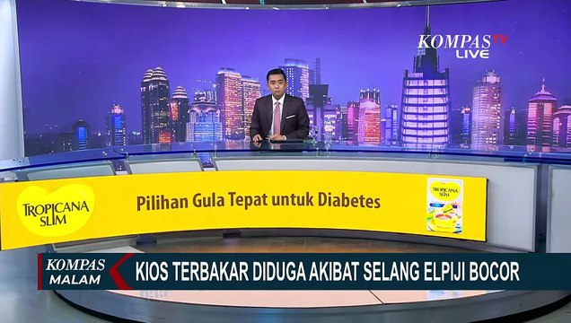 Kios Bakso di Cilacap Hangus Terbakar, Diduga Akibat Selang Elpiji Bocor | KOMPAS MALAM