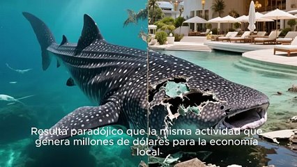 La cicatriz del turismo: el precio que pagan los tiburones ballena