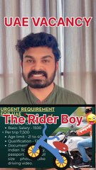 UAE Delivery boy job #job