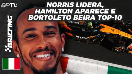 NORRIS LIDERA NA ITÁLIA, MAS FICA A DÚVIDA: McLAREN É FAVORITA? Treinos da F1 em Monza | BRIEFING