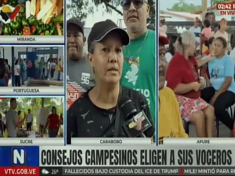 Campesinos carabobeños participan en jornada electoral para elegir a sus voceros