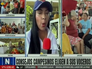 Consejos Campesinos del estado Miranda eligen a sus voceros en jornada electoral
