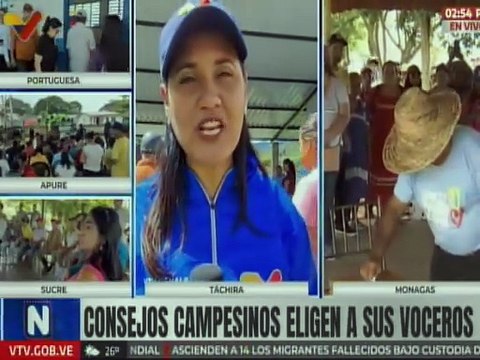 Campesinos tachirenses organizados para impulsar la producción agrícola nacional