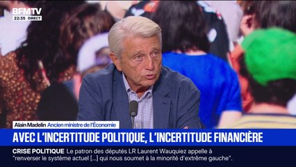 Crise politique: "On se trouve dans une situation où la crise de la dette peut s'aggraver", indique Alain Madelin, ancien ministre de l'Économie