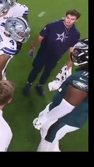 JALEN CARTER SPITS ON DAK PRESCOTT #shorts #nfl #fyp #eagles #cowboys #philadelphia #dallas
