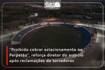 "É Proibido cobrar estacionamento no Perpetão", diz diretor do estádio após reclamações de torcedores