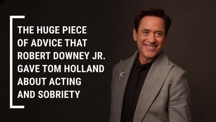 Tom Holland Got Candid About The Best Advice Robert Downey Jr. Gave Him About Sobriety, And Explained Why It's Called 'Hugging The Cactus'