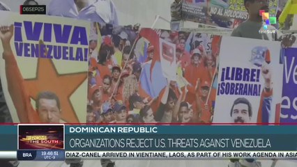 Dominican Republic | Organizations reject U.S. threats against Venezuela
