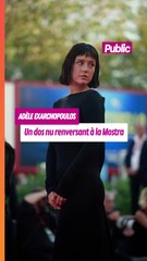 Adèle Exarchopoulos et son dos nu renversant à la Mostra de Venise pour la présentation de son dernier film Chien 51