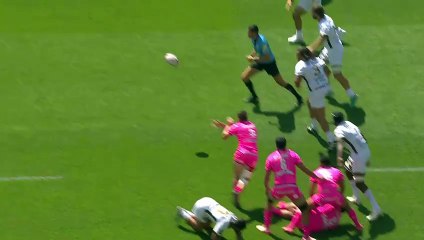 TOP 14 - Essai de Baptiste PESENTI (SFP) - Stade Français Paris - US Montauban