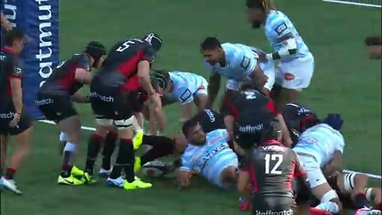 TOP 14 - Essai de Killian GERACI (LOU) - LOU Rugby - Racing 92