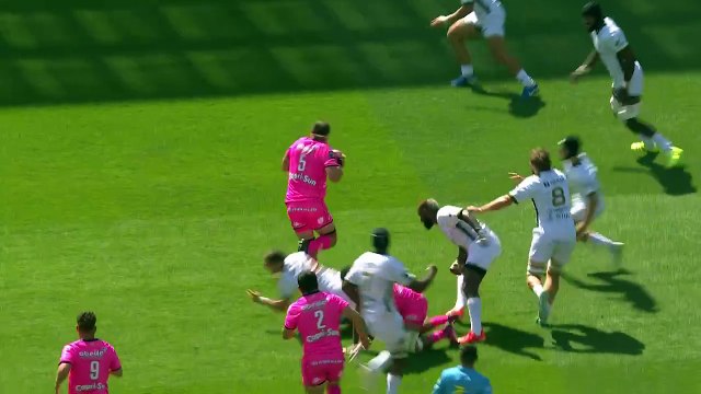 TOP 14 - Essai de Joe JONAS (SFP) - Stade Français Paris - US Montauban