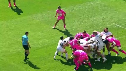 TOP 14 - Essai de Yvan REILHAC (USM) - Stade Français Paris - US Montauban