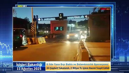 6 İlde Yasa Dışı Bahis ve Dolandırıcılık Operasyonu: 34 Şüpheli Yakalandı, 2 Milyar TL İşlem Hacmi Tespit Edildi