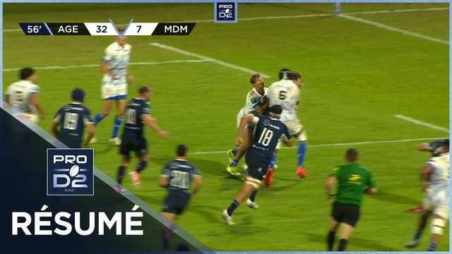PRO D2 Saison 2025-2026 J02 - Résumé SU Agen - Stade Montois Rugby