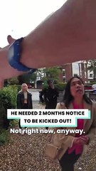 She tried to unlock my door without even knocking 😳