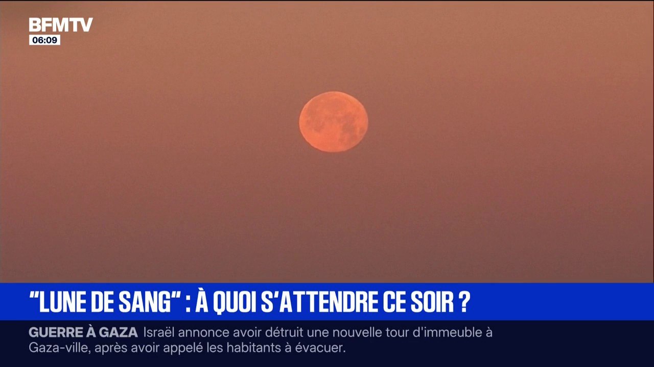 "Lune de sang": où et quand observer l'éclipse lunaire totale ce dimanche soir?
