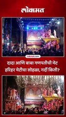 नंदूरबारमध्ये दादा आणि बाबा गणपतीच्या हरिहर भेटीचा सोहळा, गर्दी किती?