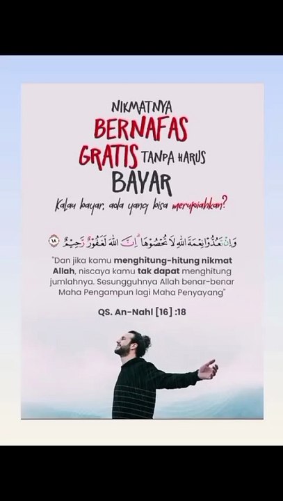 Nikmat Allah SWT Sangatlah Banyak, dan Allah SWT Maha Penyayang Serta Maha Pengampun