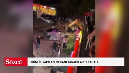 Etkinlik yapılan mekanı taradılar: 1 yaralı