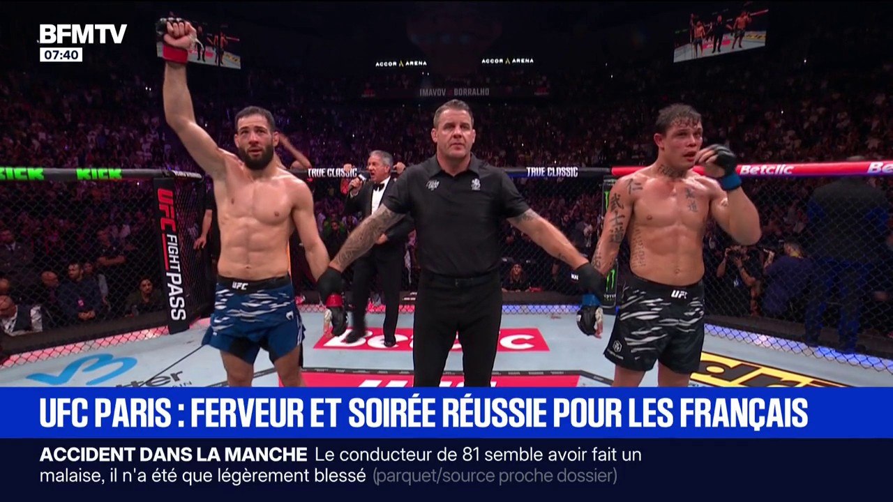 UFC Paris 2025: triomphe absolu pour le MMA français à l'Accor Arena de Paris Bercy